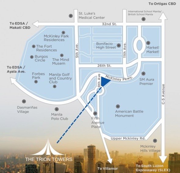 The Trion Towers by Robinsons Land Corporation