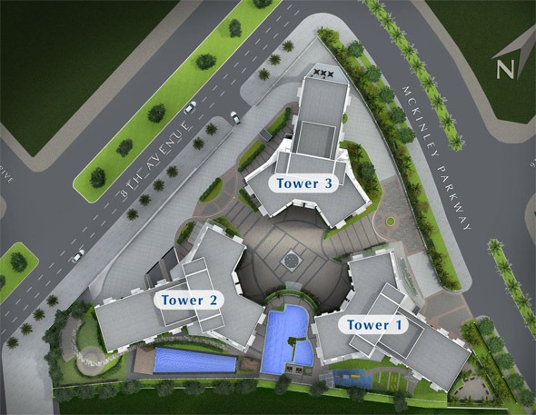 The Trion Towers by Robinsons Land Corporation